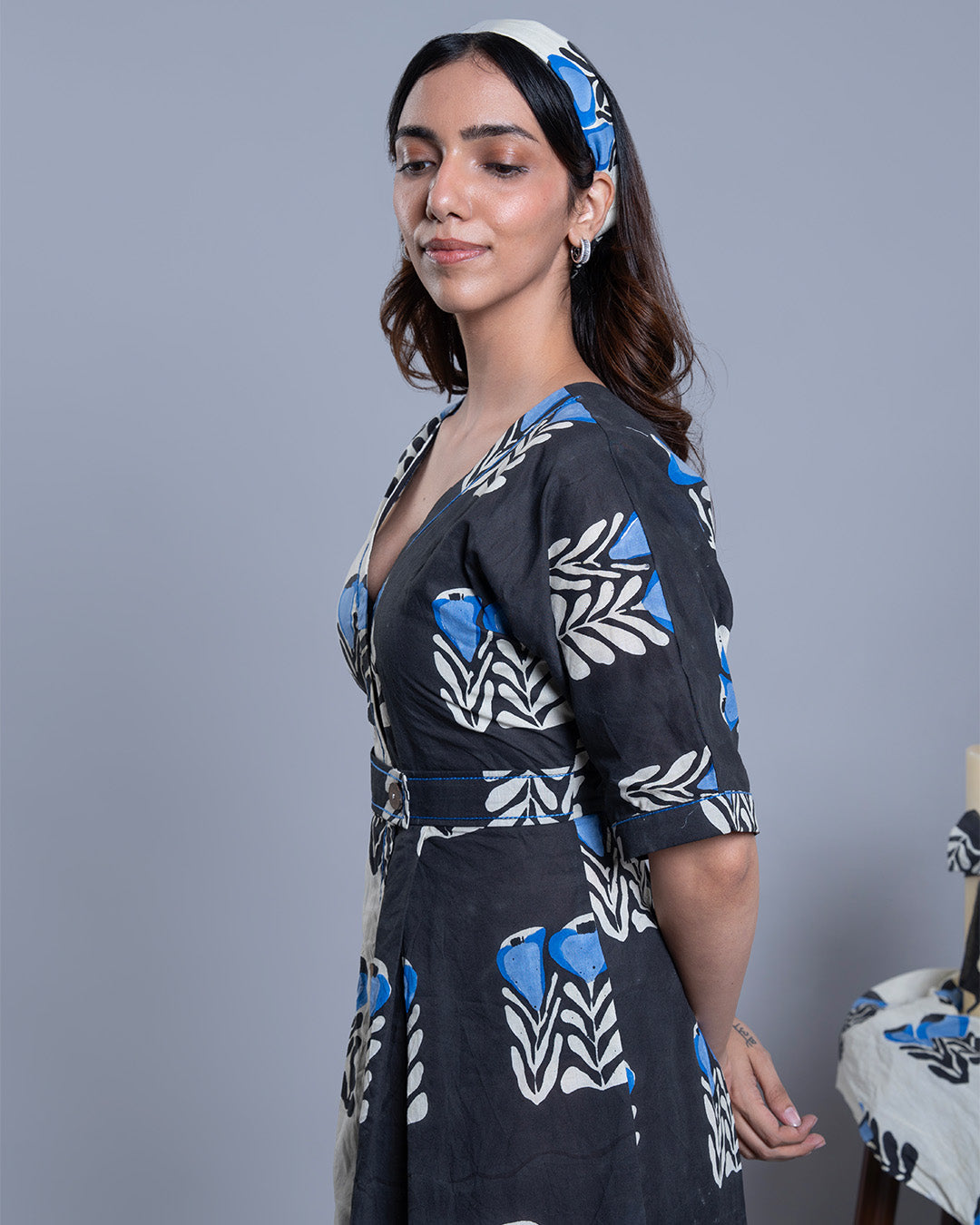 Dusk & Dawn Floral Wrap Dress