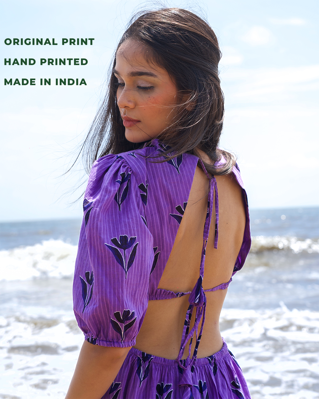 Lavender Haze Backless Dress