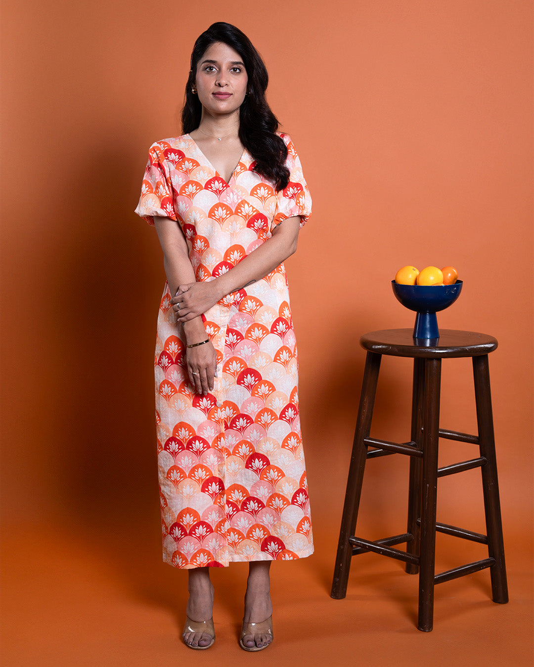 Floral Spectrum Dress