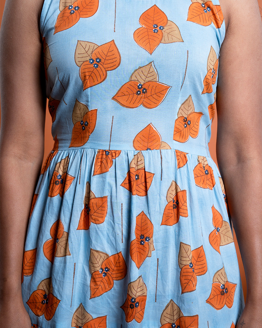 Azure Bloom Dress