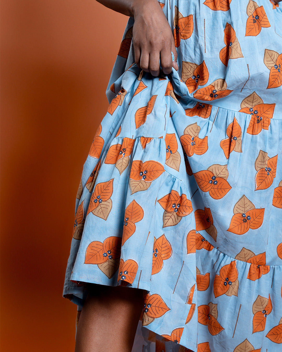 Azure Bloom Dress