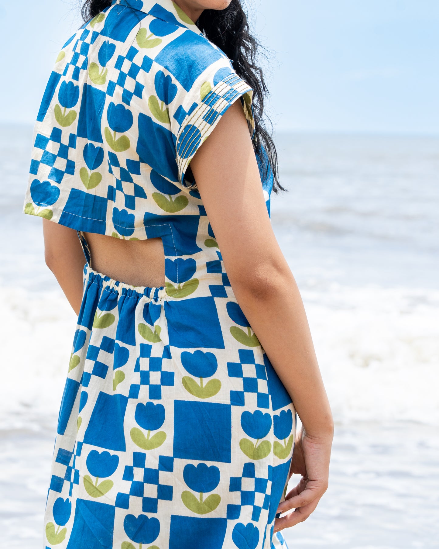 Ocean Heart Shirt Dress