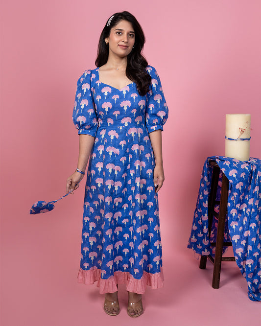 Blue Bloom One-Piece