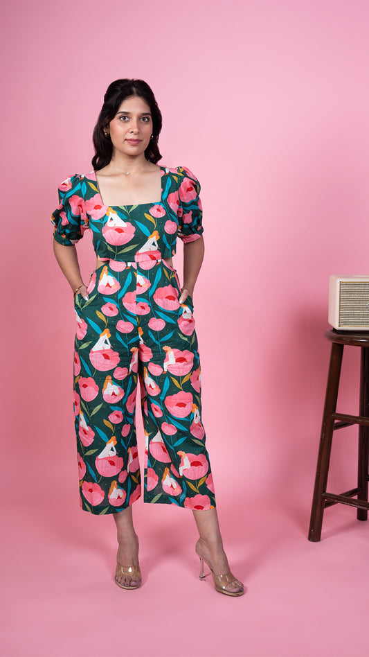 Lush Flora Jumpsuit