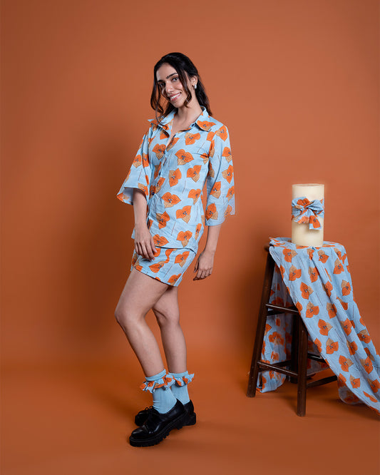 Blue Tropics Co-ord set
