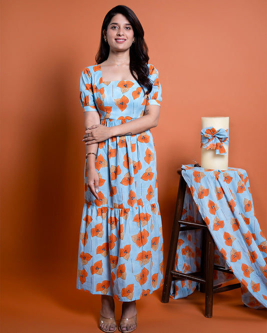 Ocean Blossom Dress