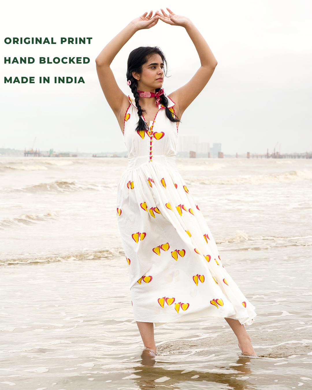 Morning Dew- Halter Dress
