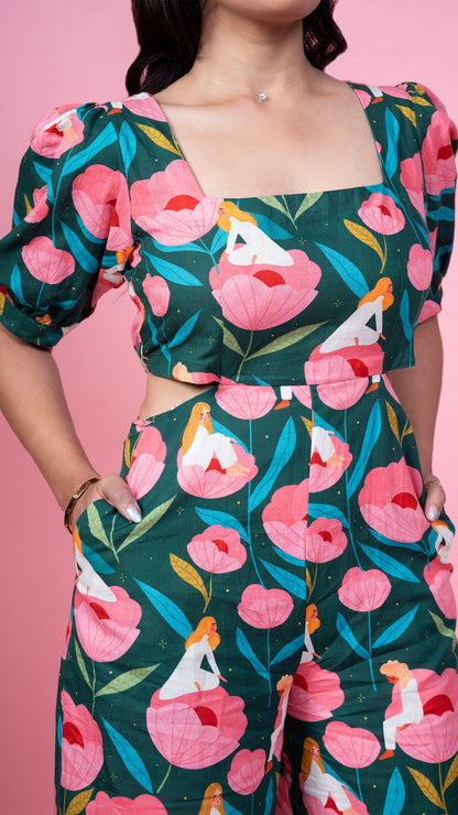 Lush Flora Jumpsuit