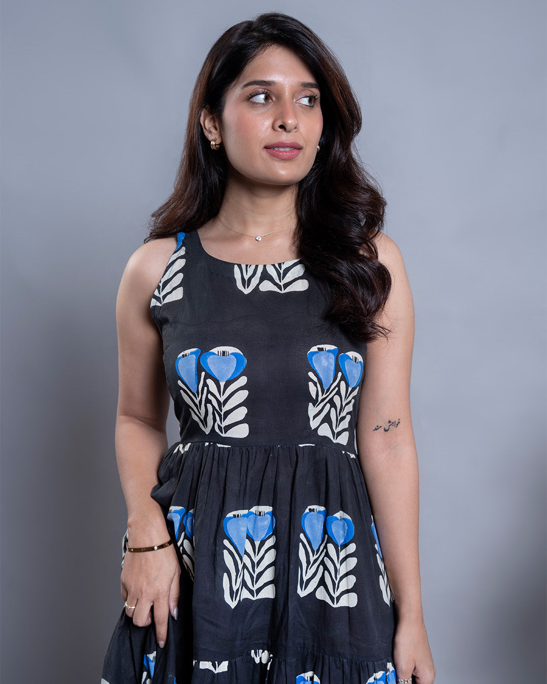 Midnight Blossom Dress