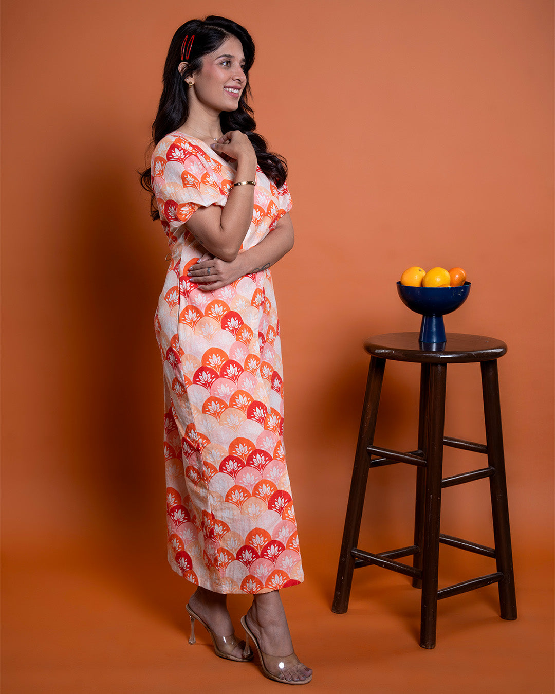Floral Spectrum Dress