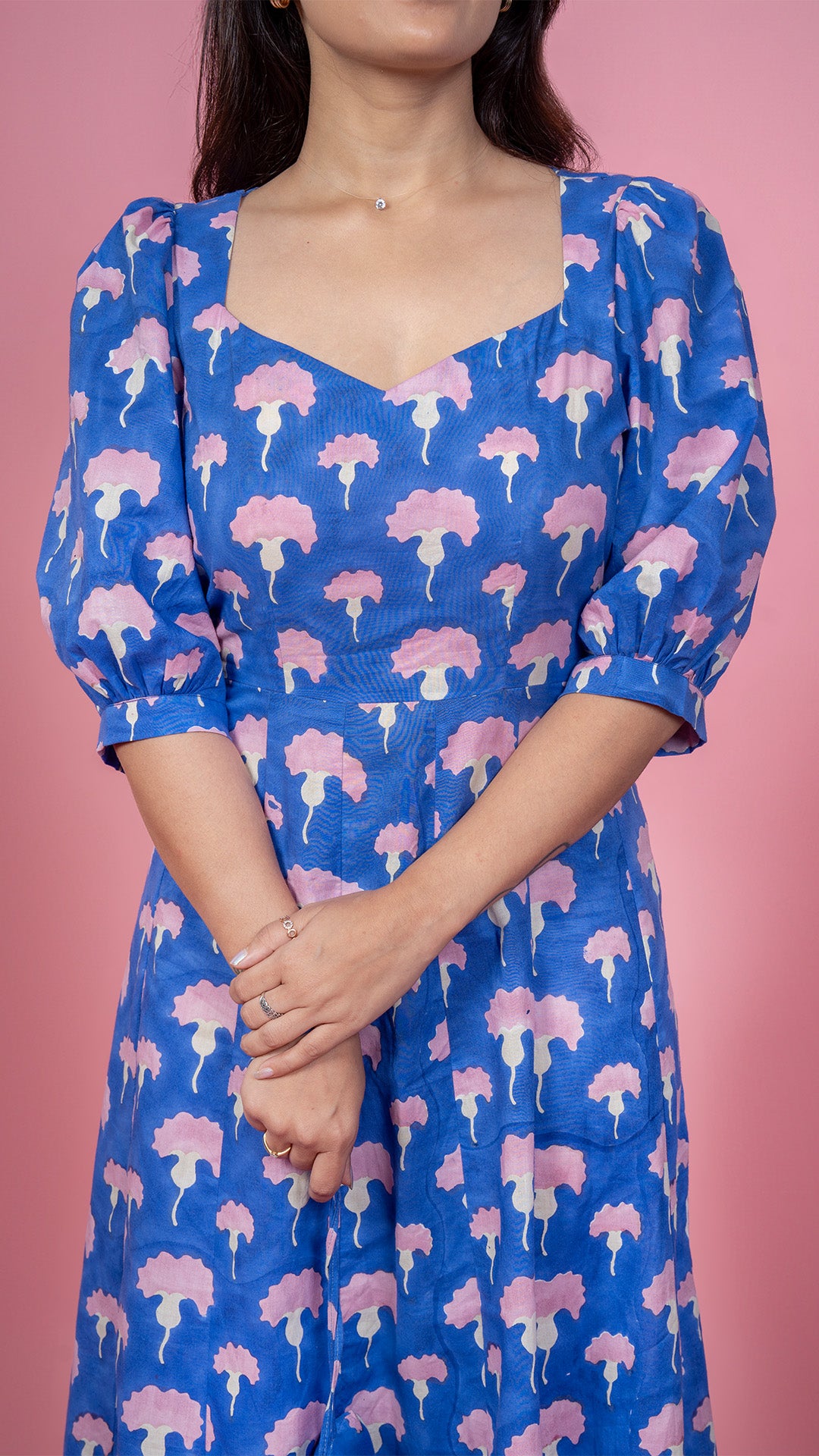 Blue Bloom one-piece