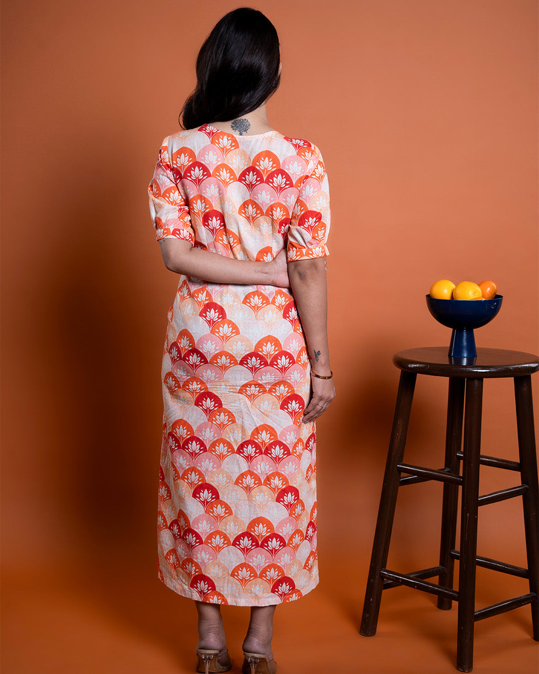 Floral Spectrum Dress