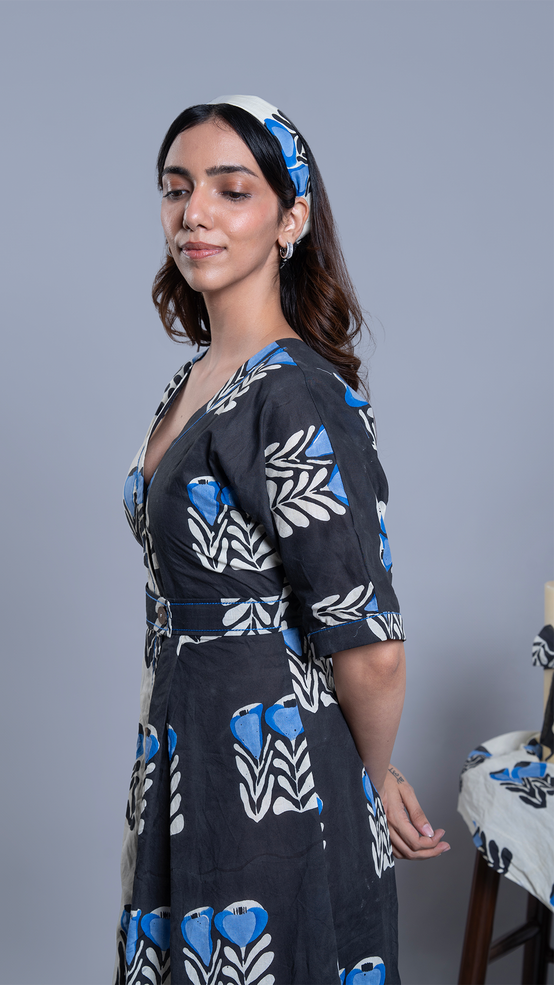 Dusk & Dawn Floral Wrap Dress