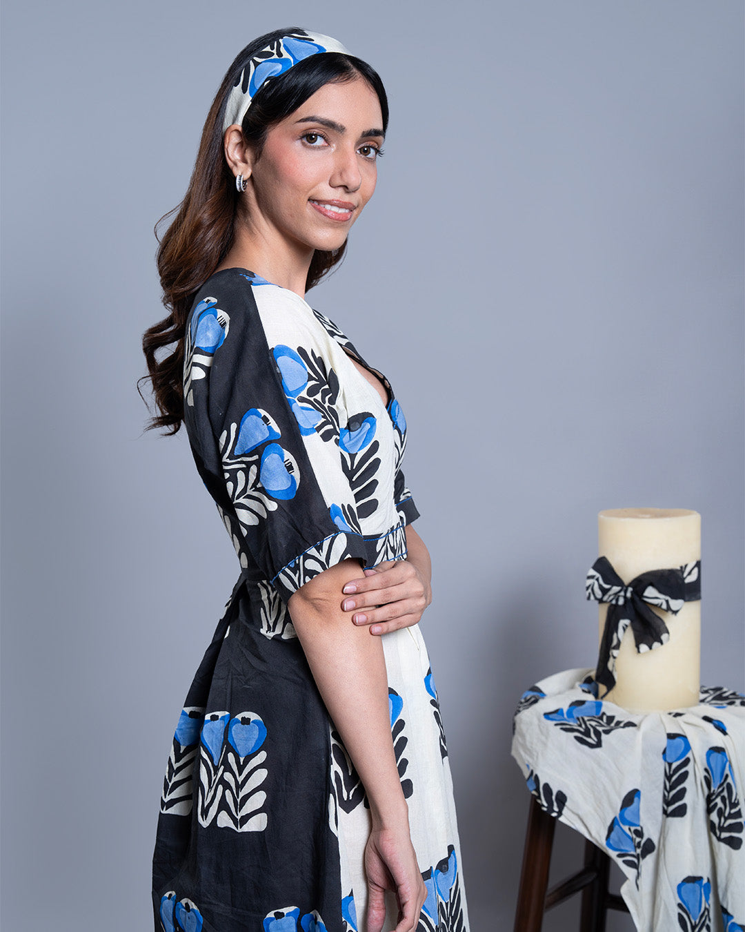 Dusk & Dawn Floral Wrap Dress