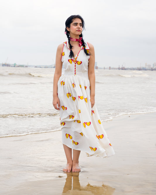 Morning Dew- Halter Dress