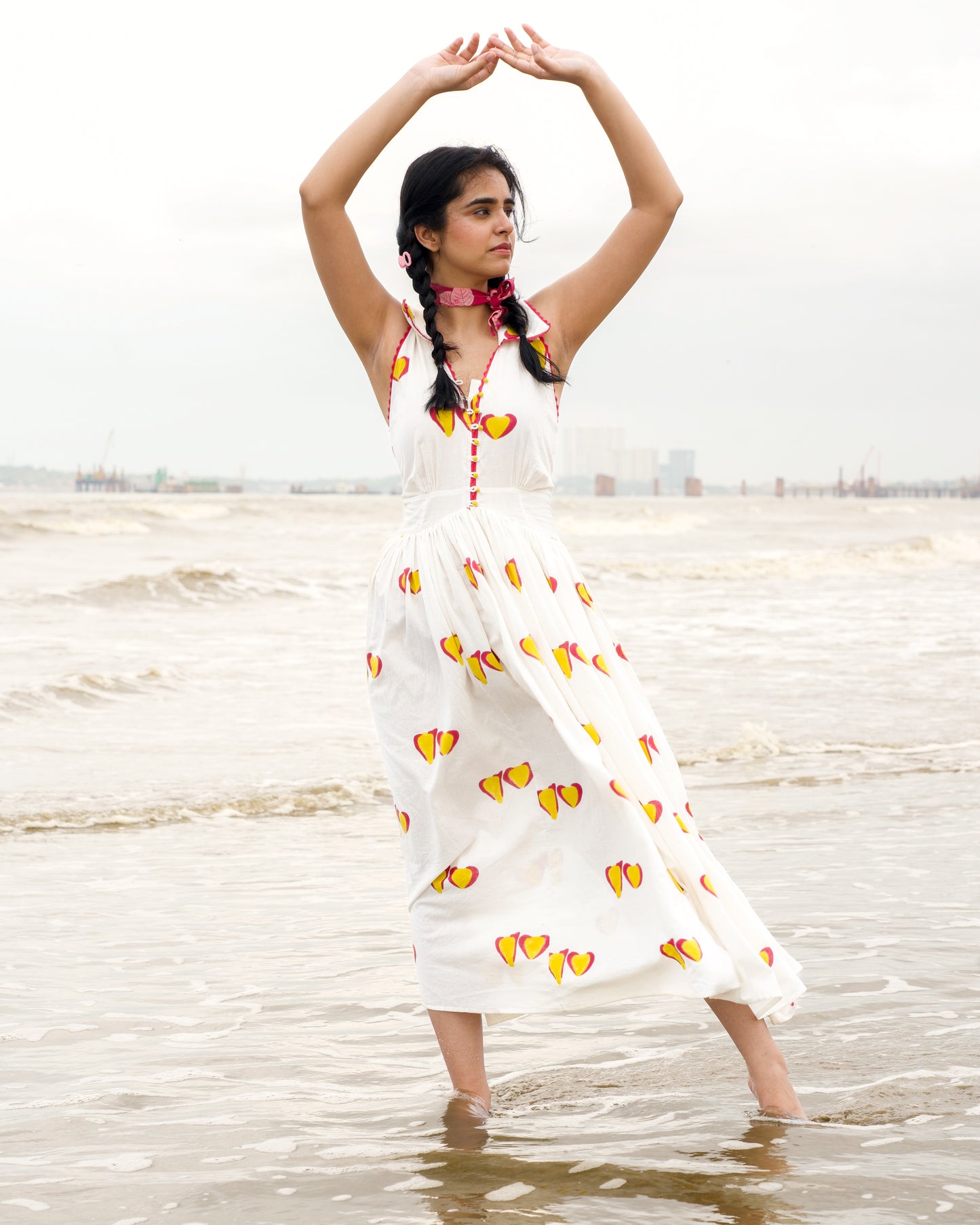 Morning Dew- Halter Dress