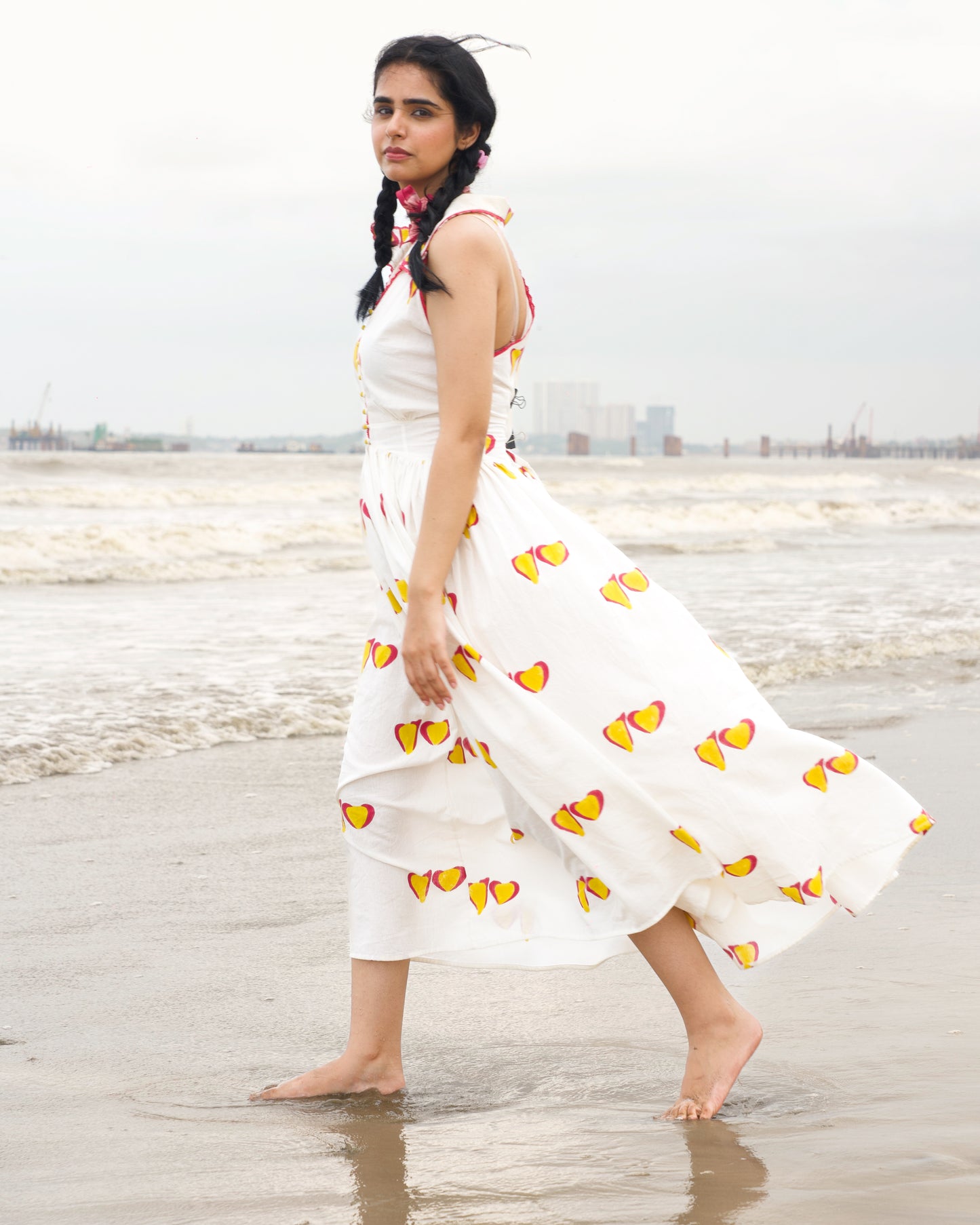 Morning Dew- Halter Dress