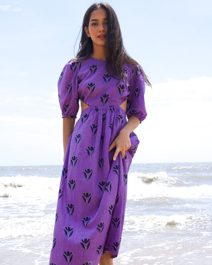 Lavender Haze Backless Dress