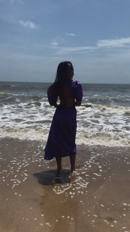 Lavender Haze Backless Dress